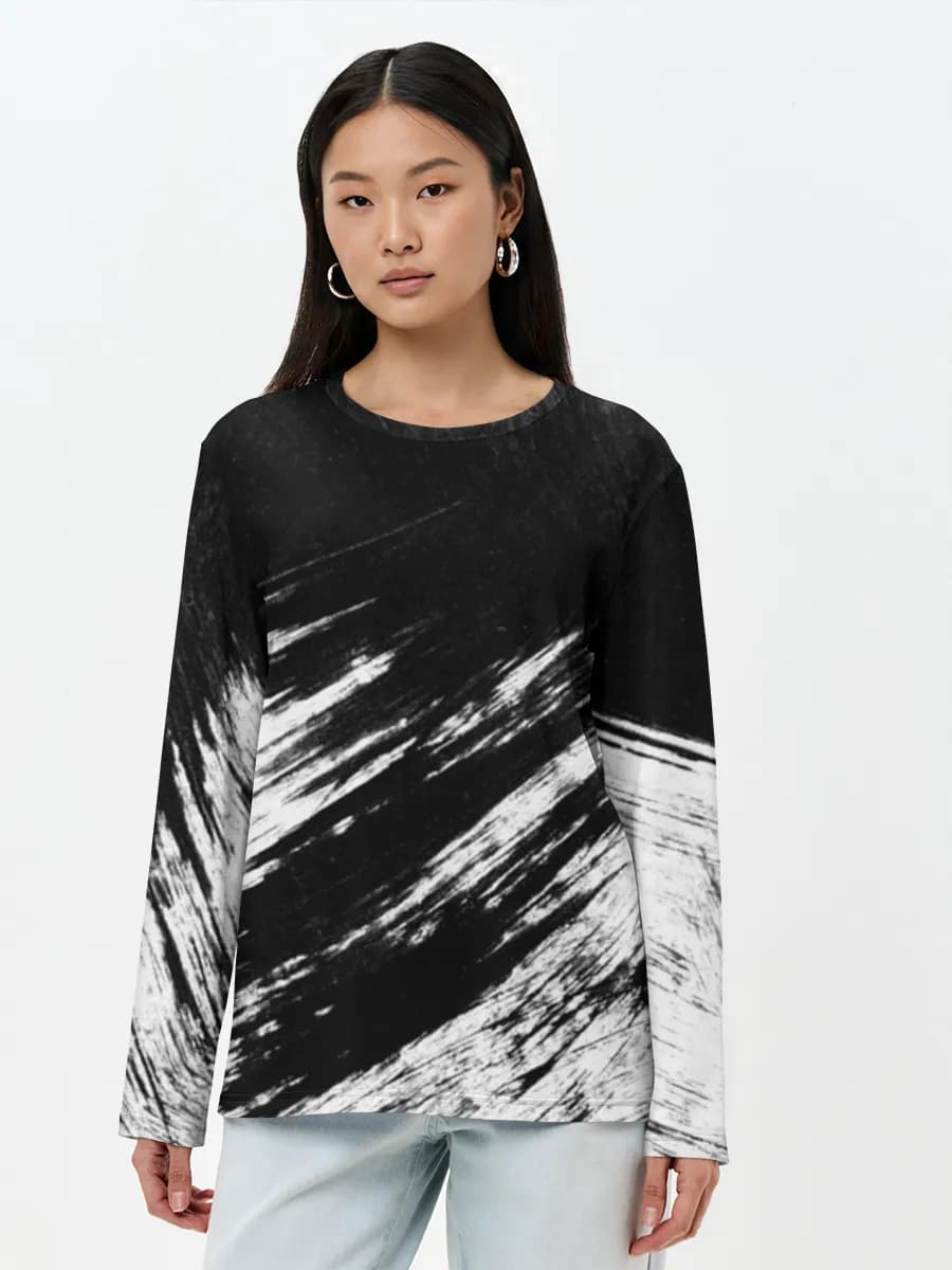 Women's long sleeve shirt. Cotton
