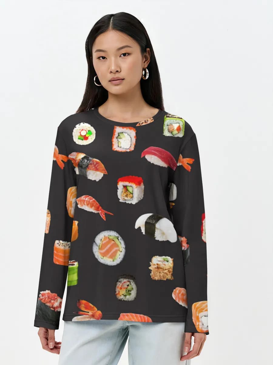 Women's long sleeve shirt. Cotton