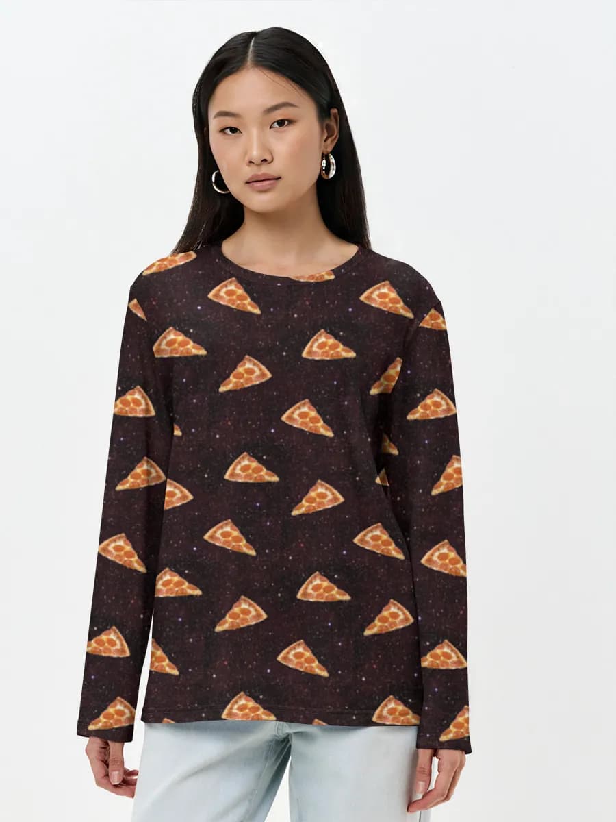 Women's long sleeve shirt. Cotton