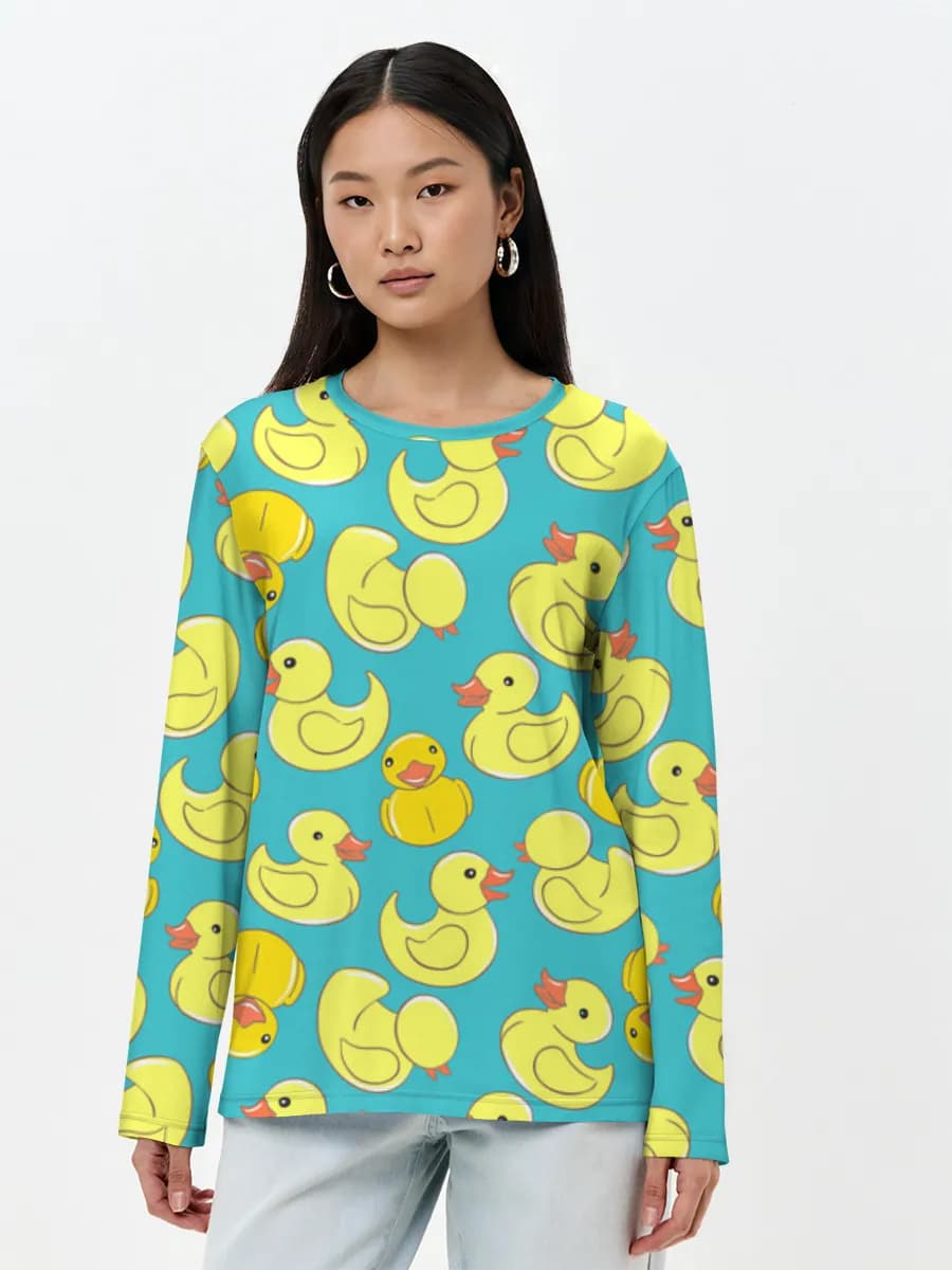 Women's long sleeve shirt. Cotton