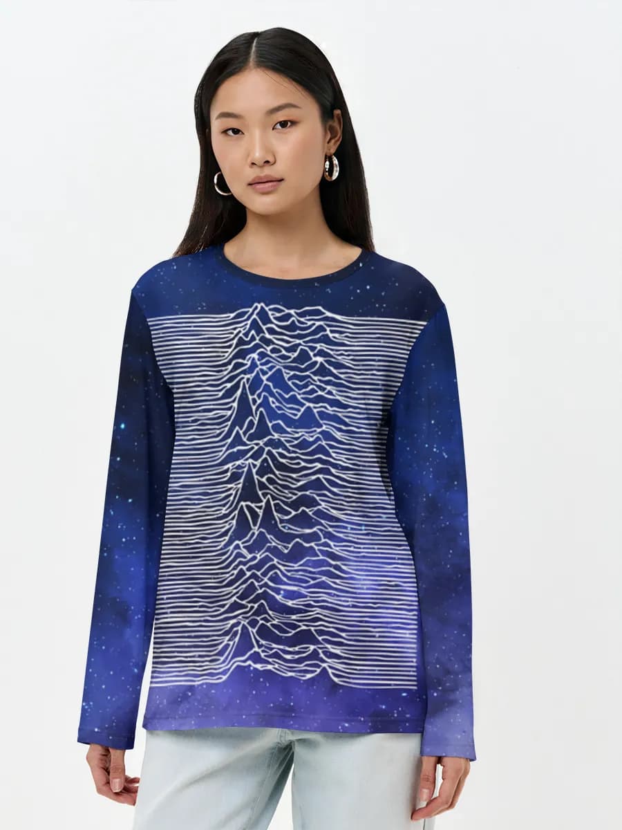 Women's long sleeve shirt. Cotton