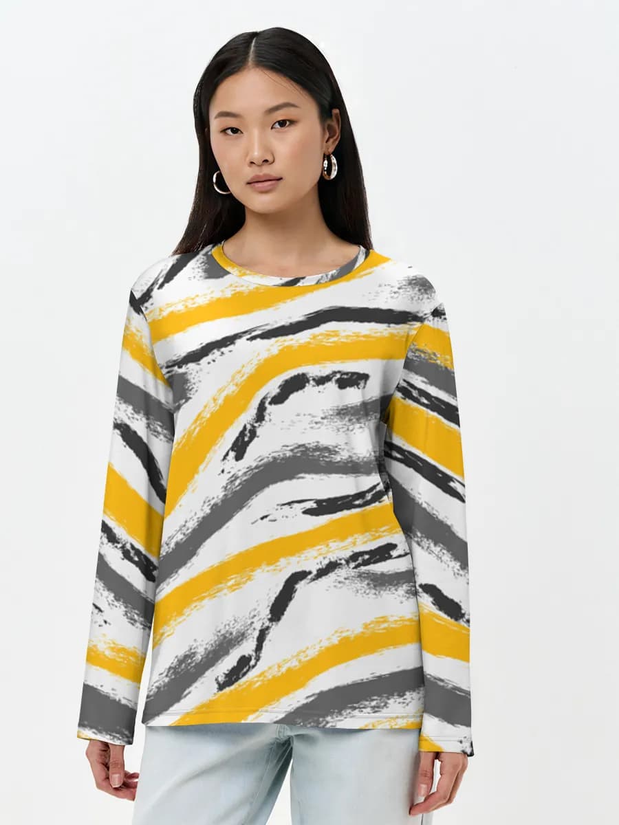 Women's long sleeve shirt. Cotton