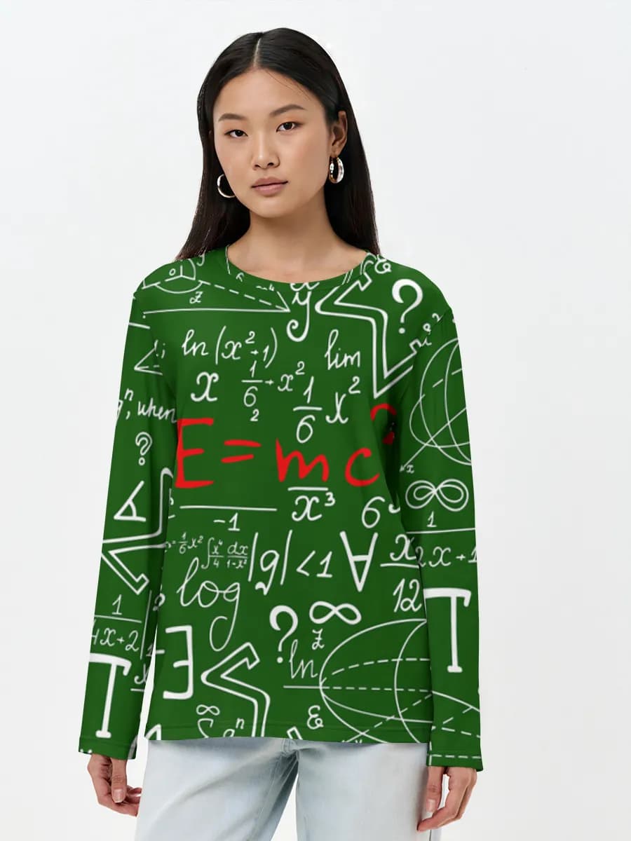 Women's long sleeve shirt. Cotton