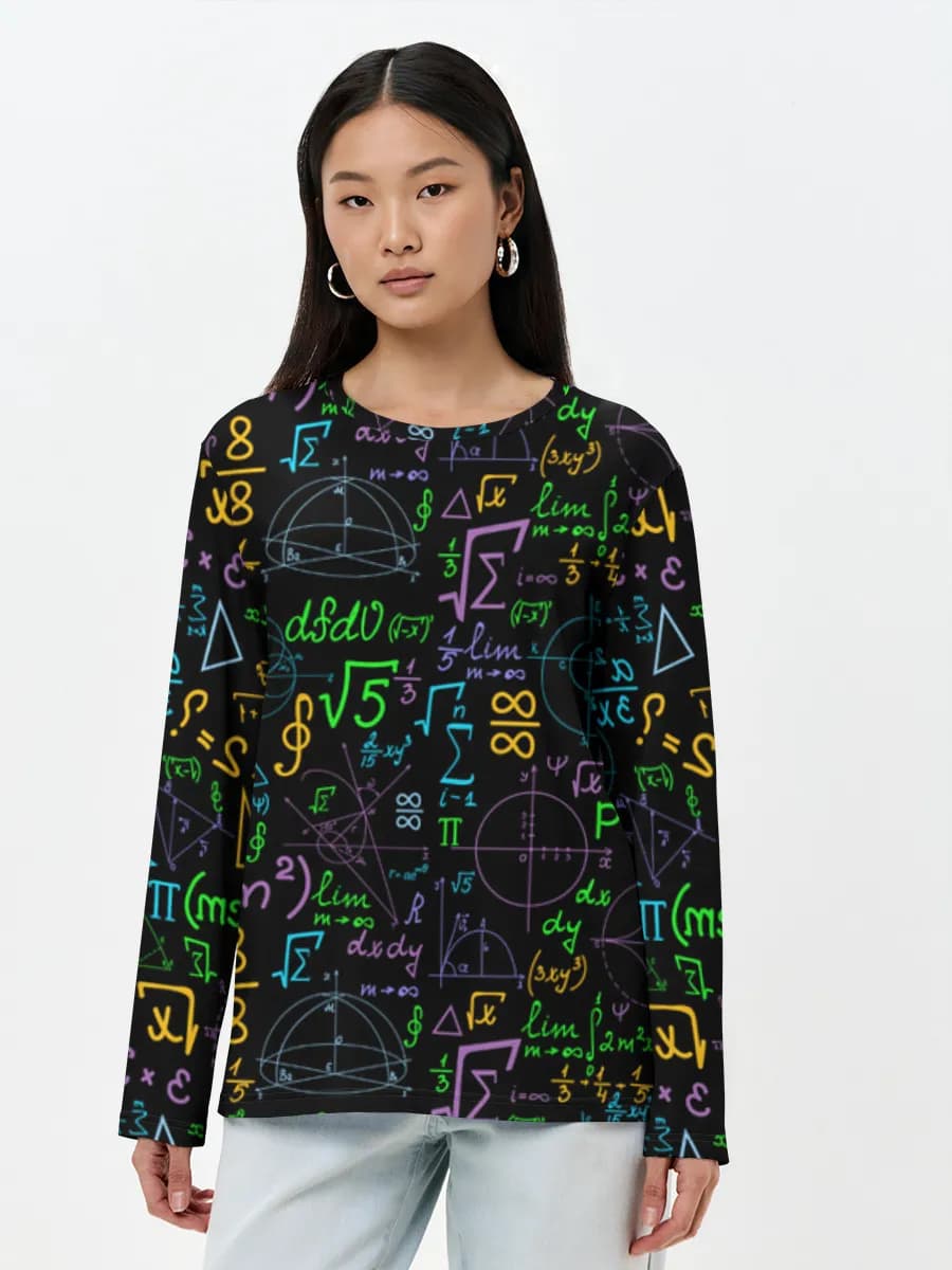 Women's long sleeve shirt. Cotton