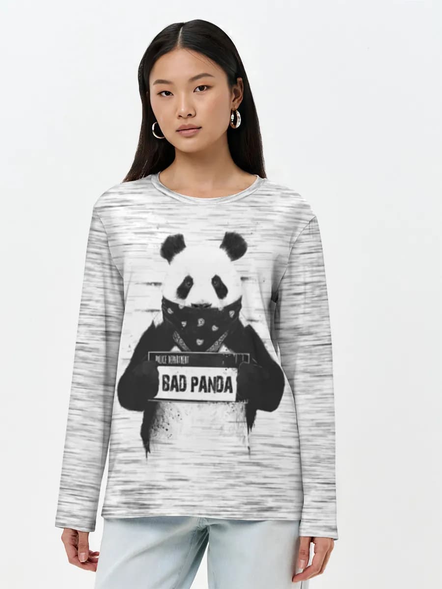 Camisa de manga larga para mujer. Algodón.