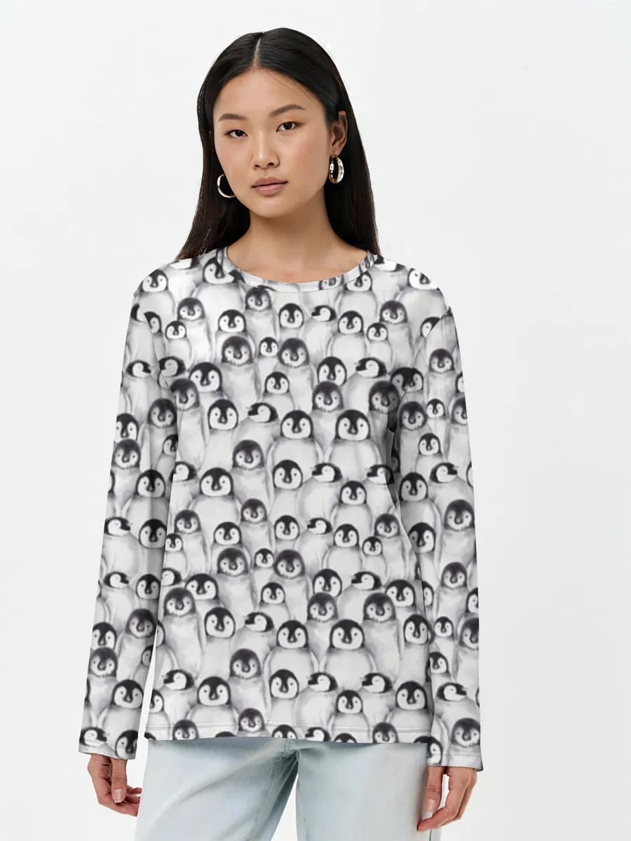Women's long sleeve shirt. Cotton