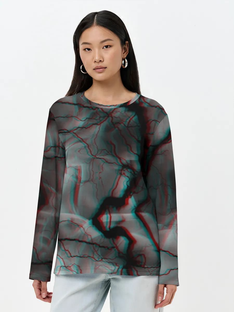 Women's long sleeve shirt. Cotton