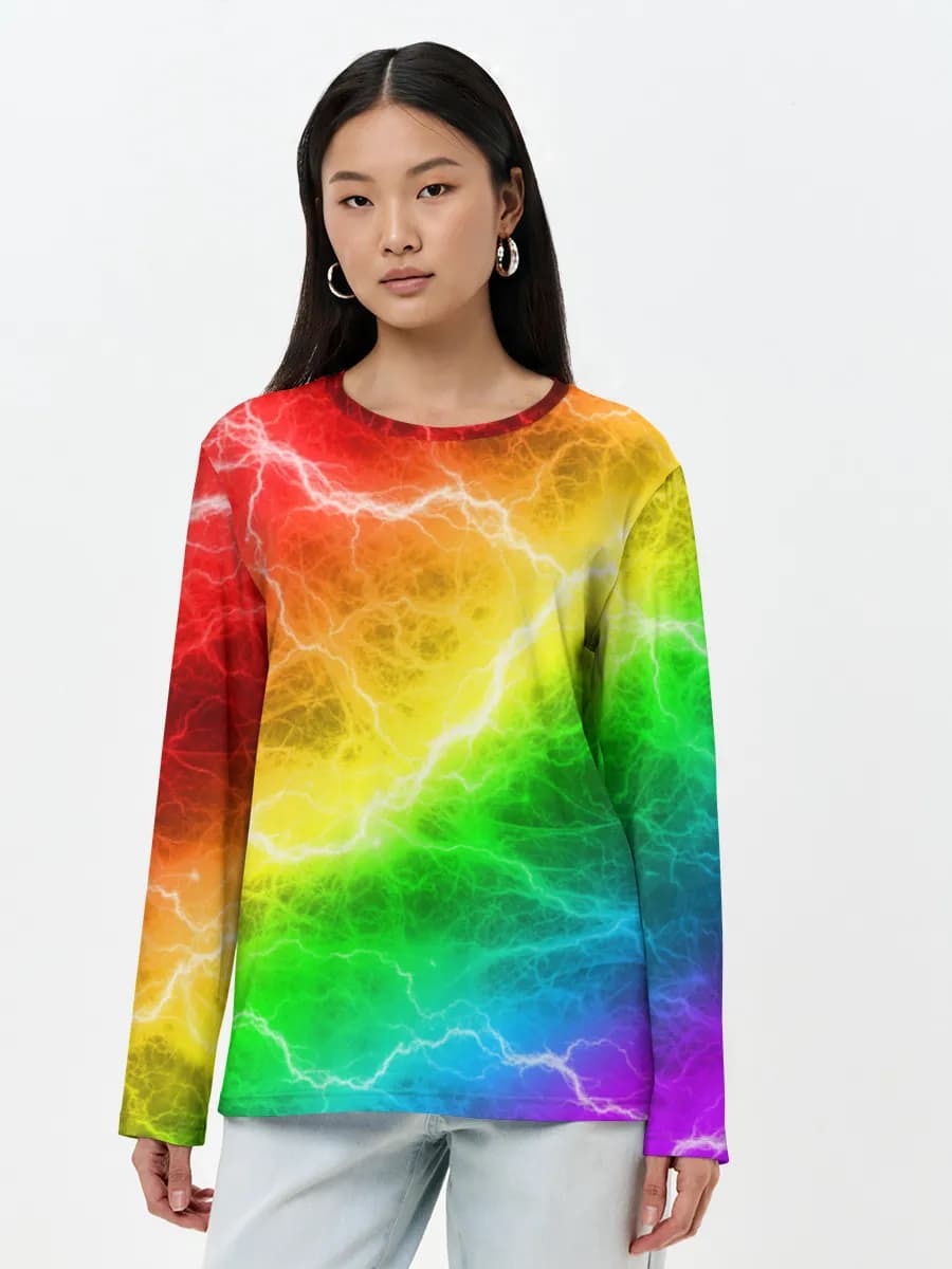 Women's long sleeve shirt. Cotton