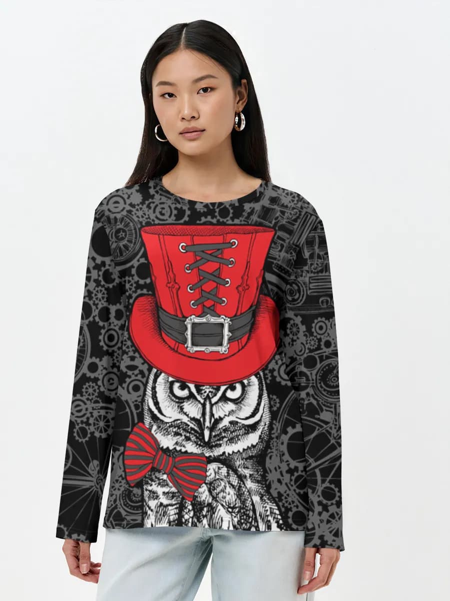 Women's long sleeve shirt. Cotton