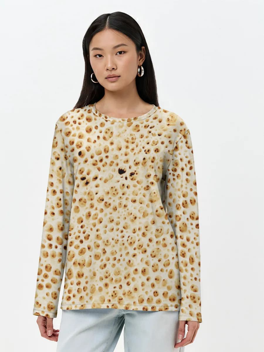 Women's long sleeve shirt. Cotton