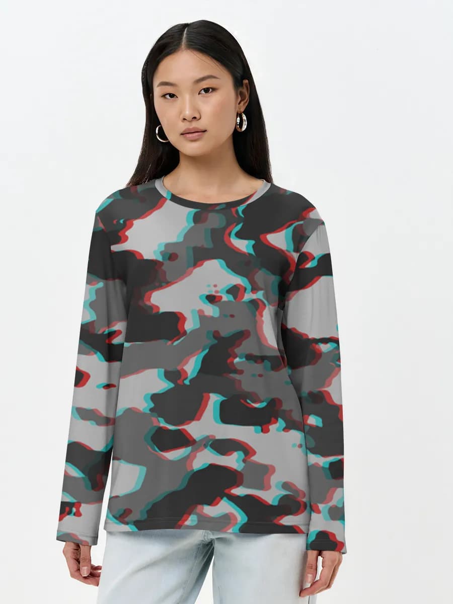 Women's long sleeve shirt. Cotton