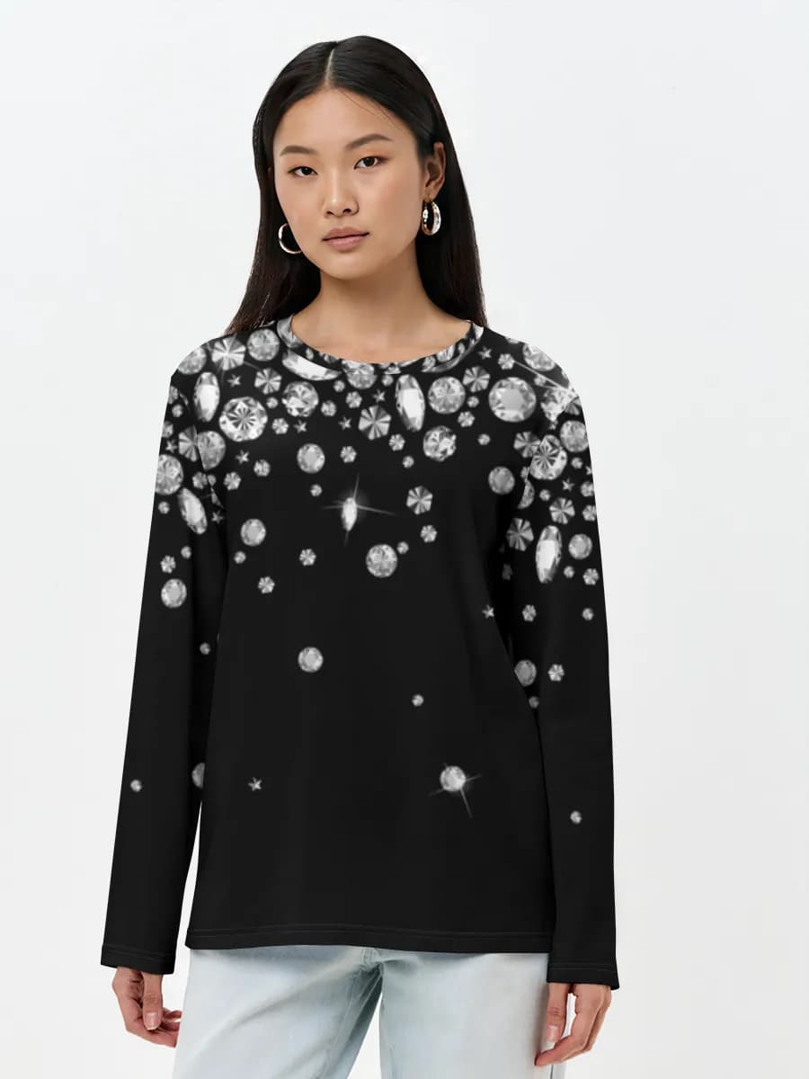 Women's long sleeve shirt. Cotton