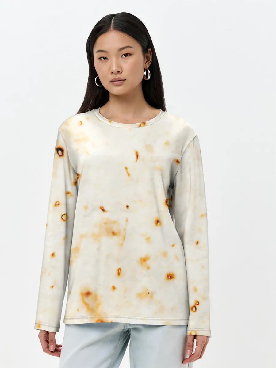 Women's long sleeve shirt. Cotton