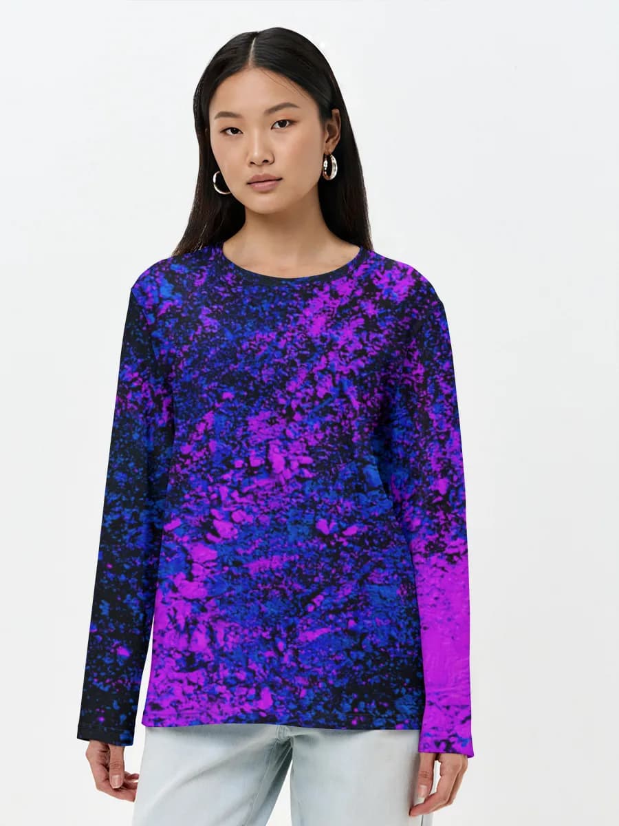 Women's long sleeve shirt. Cotton