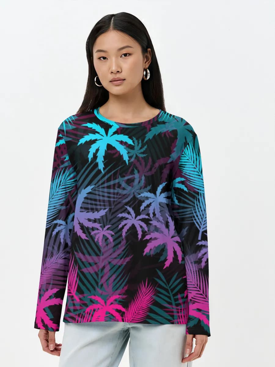 Women's long sleeve shirt. Cotton