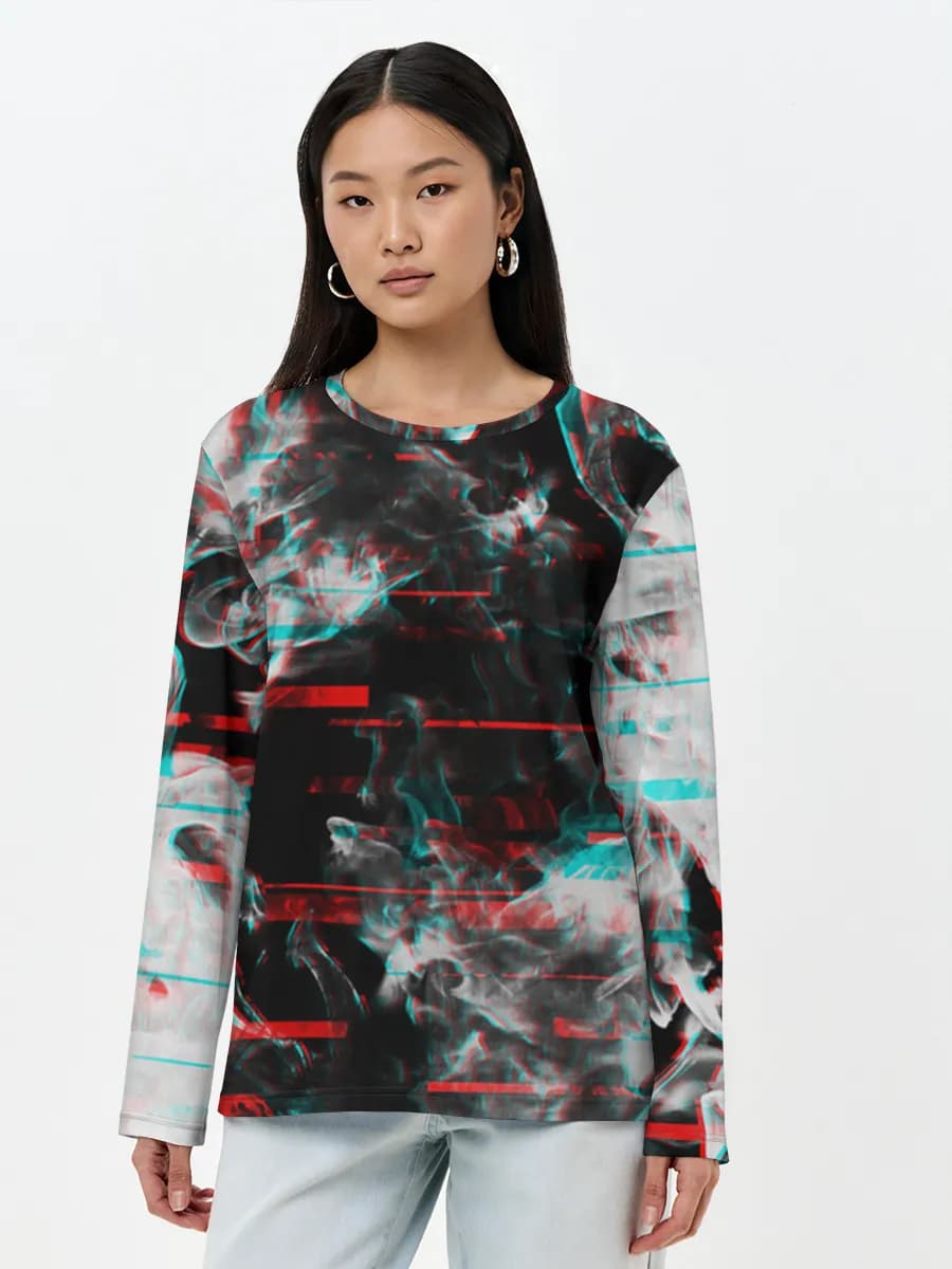 Women's long sleeve shirt. Cotton