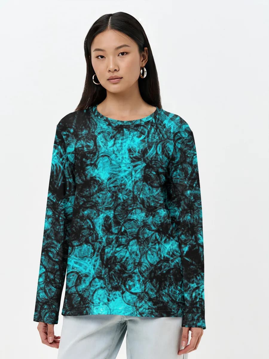 Women's long sleeve shirt. Cotton