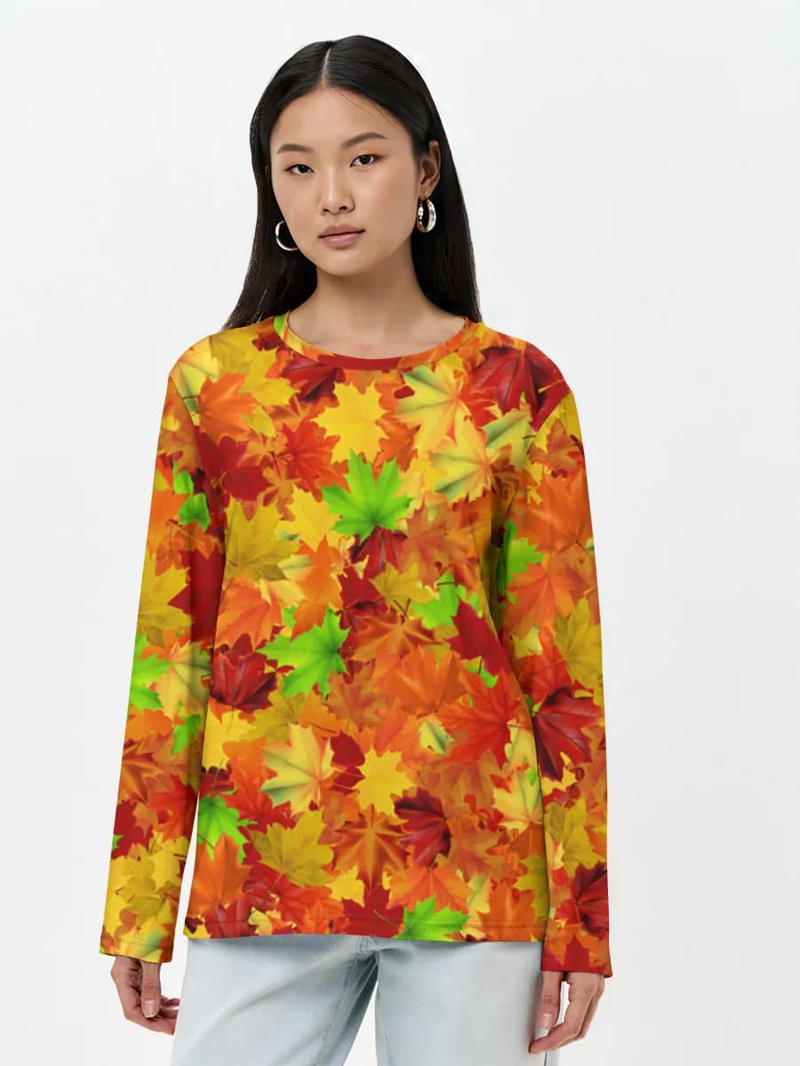T-shirt Coton Manches Longues Femme