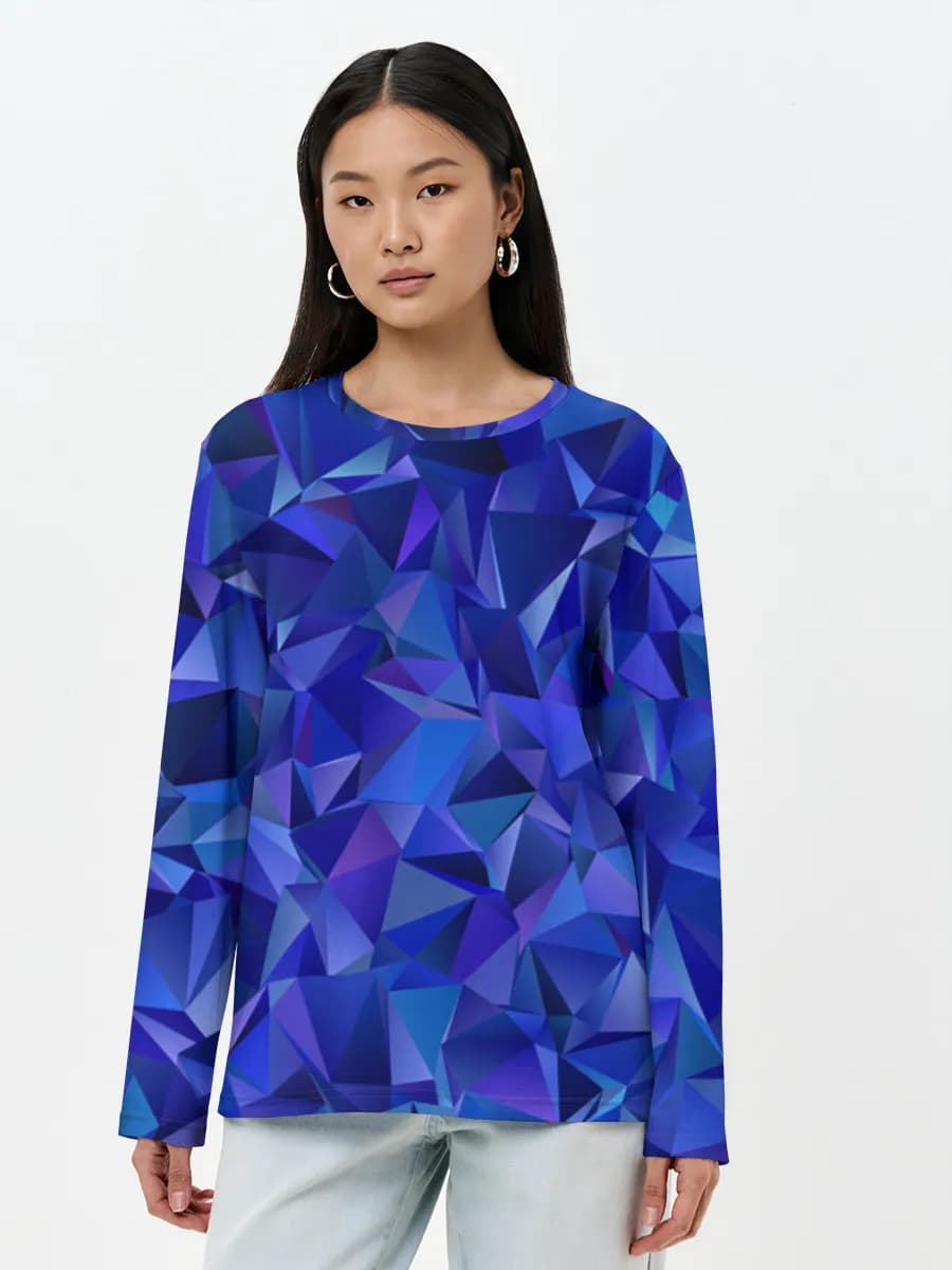 Women's long sleeve shirt. Cotton