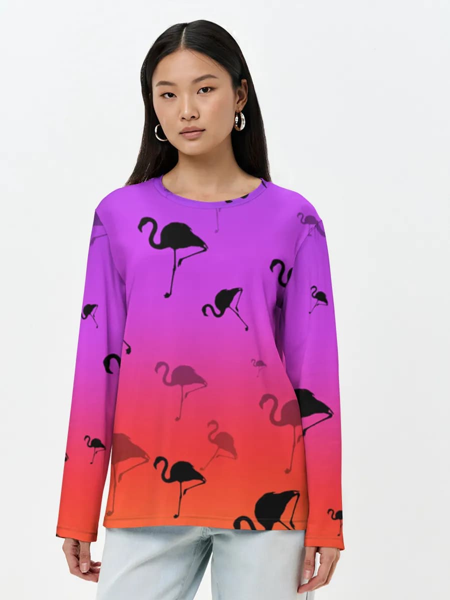 Women's long sleeve shirt. Cotton