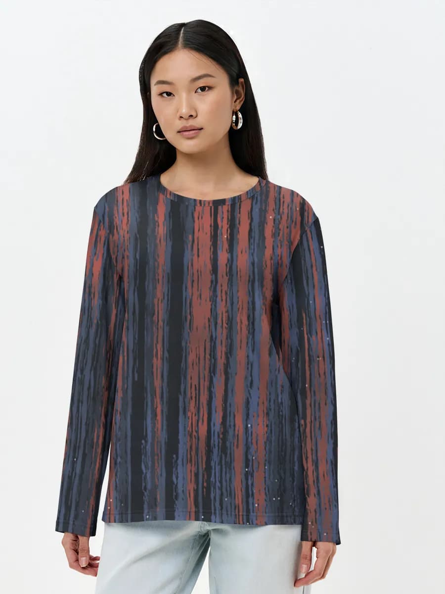 Women's long sleeve shirt. Cotton