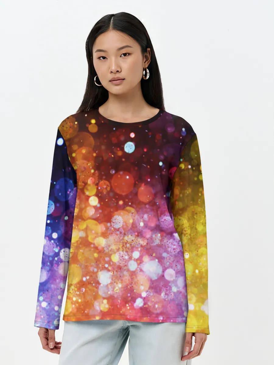 Women's long sleeve shirt. Cotton