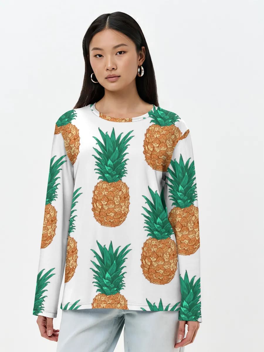 Women's long sleeve shirt. Cotton