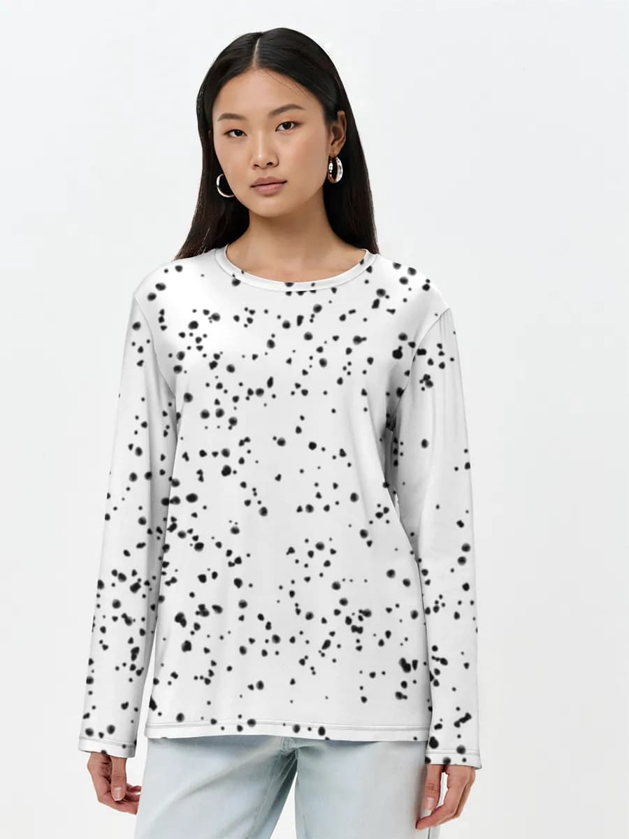 Women's long sleeve shirt. Cotton