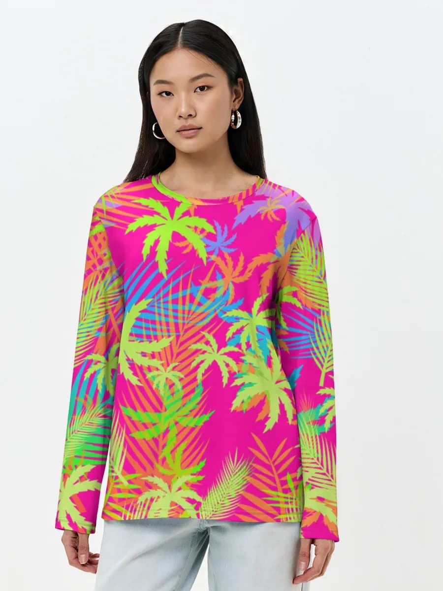Women's long sleeve shirt. Cotton