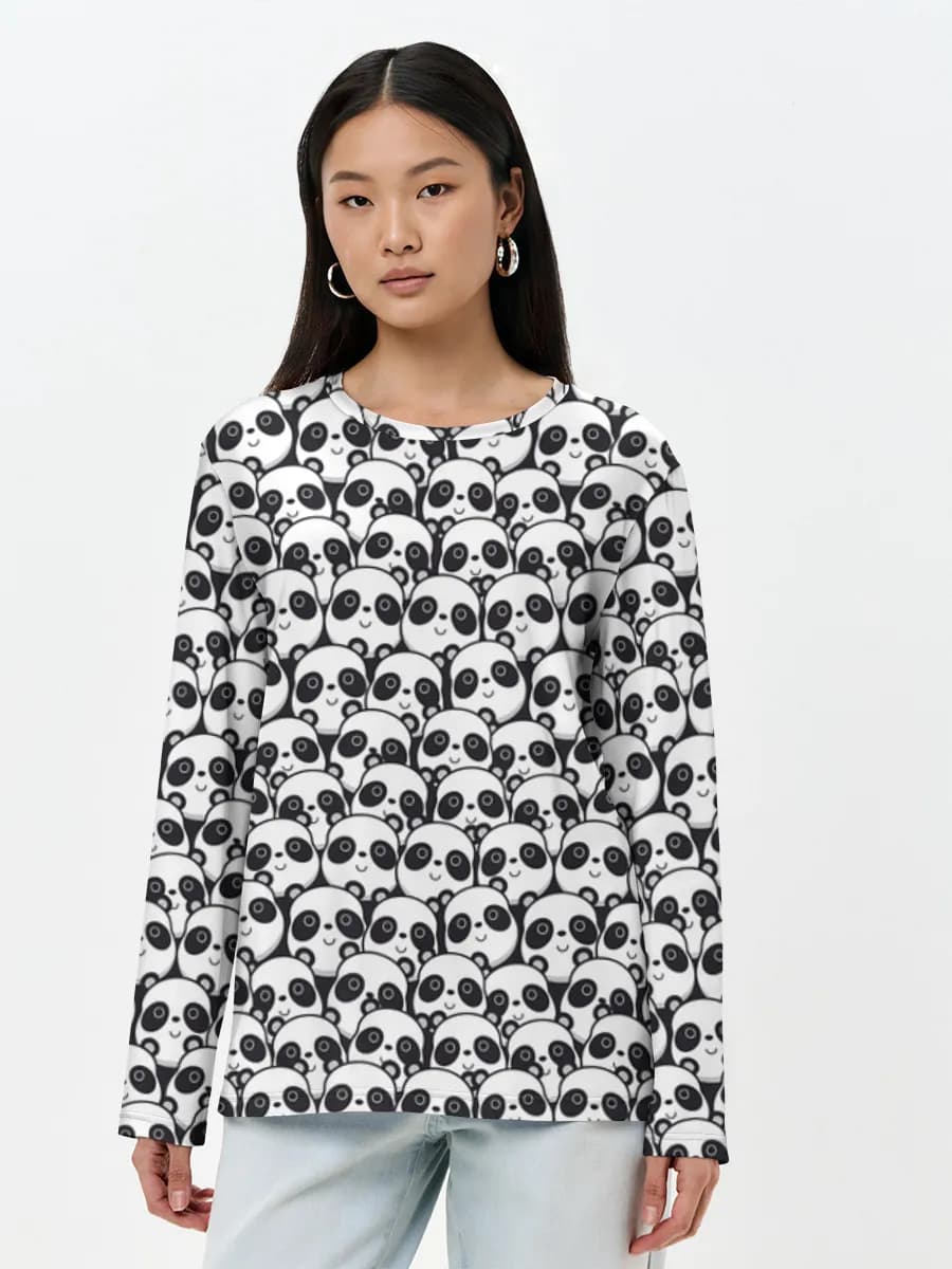 Women's long sleeve shirt. Cotton