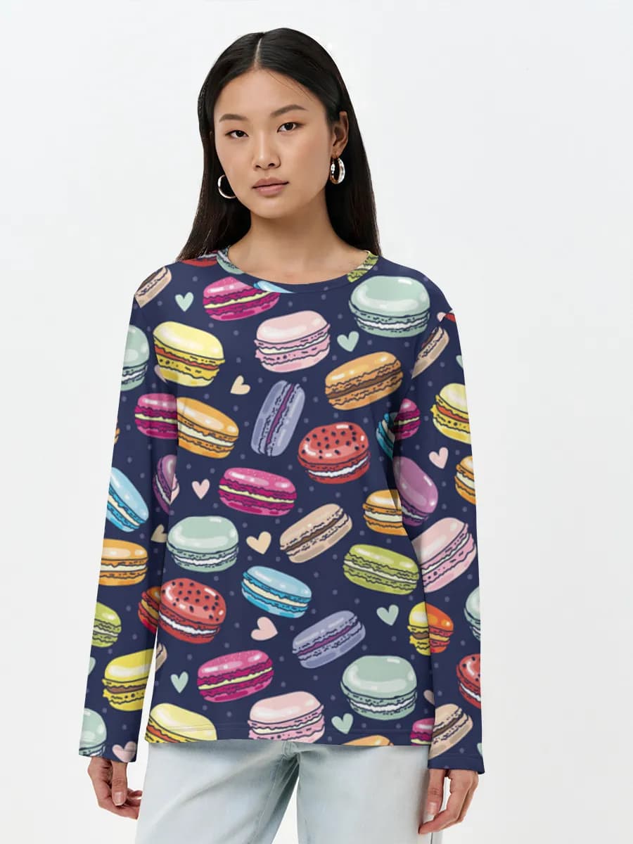 Women's long sleeve shirt. Cotton