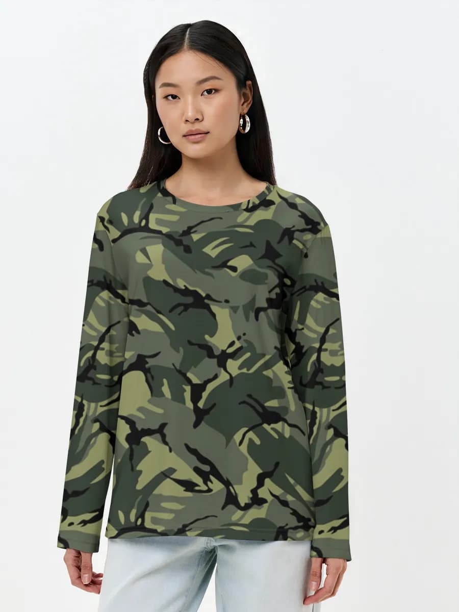 Women's long sleeve shirt. Cotton
