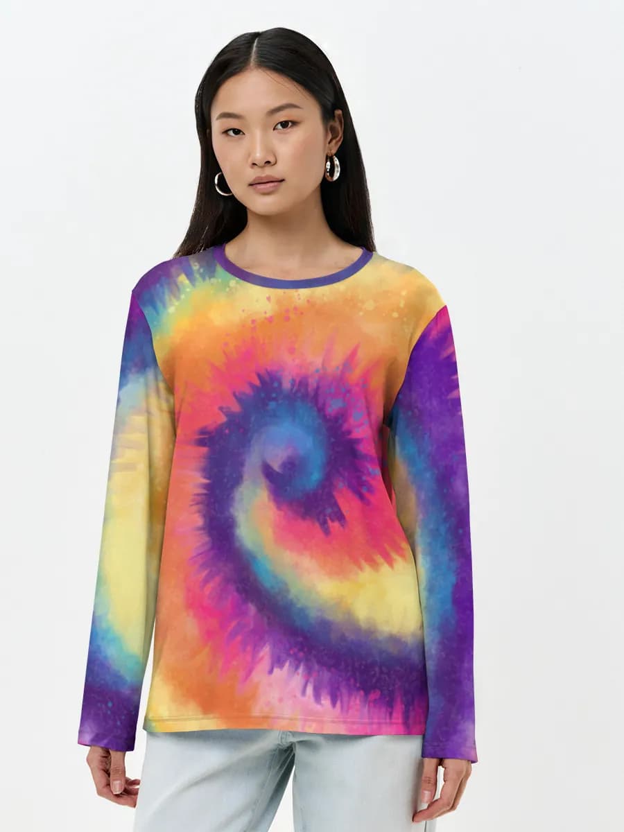 Women's long sleeve shirt. Cotton