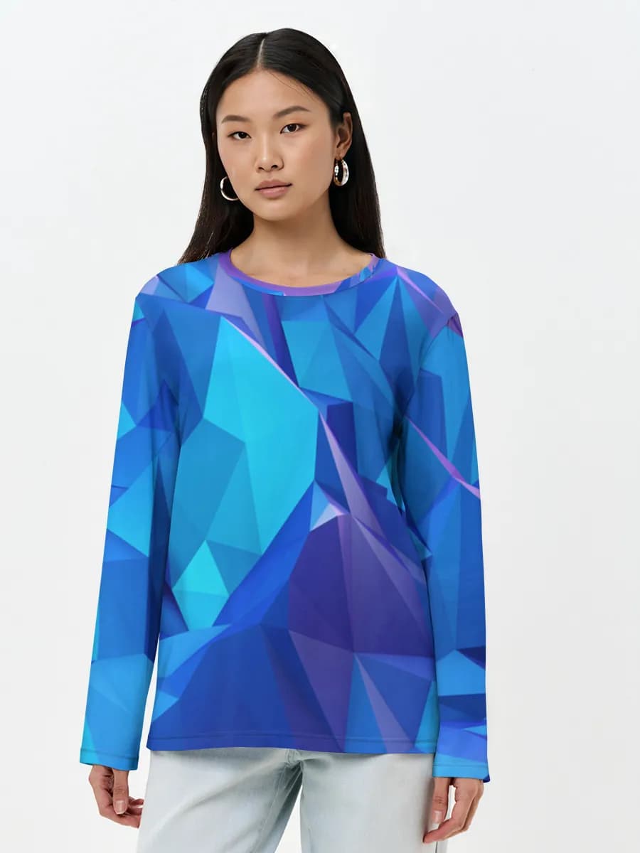 Women's long sleeve shirt. Cotton