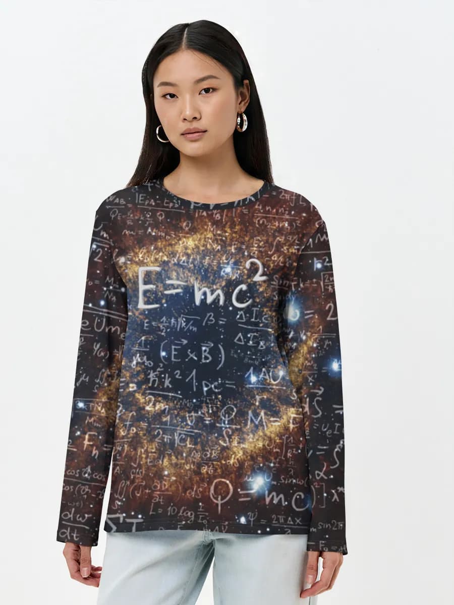 Women's long sleeve shirt. Cotton