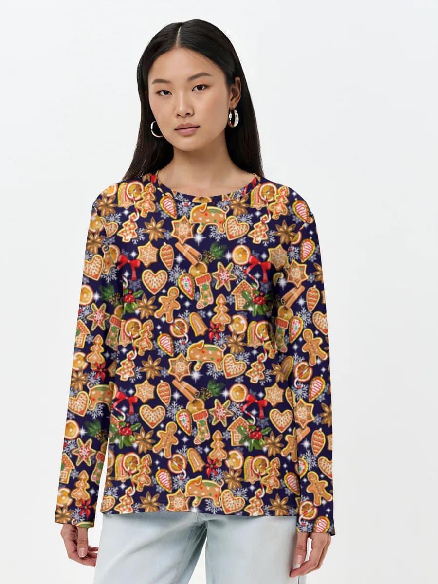 Women's long sleeve shirt. Cotton