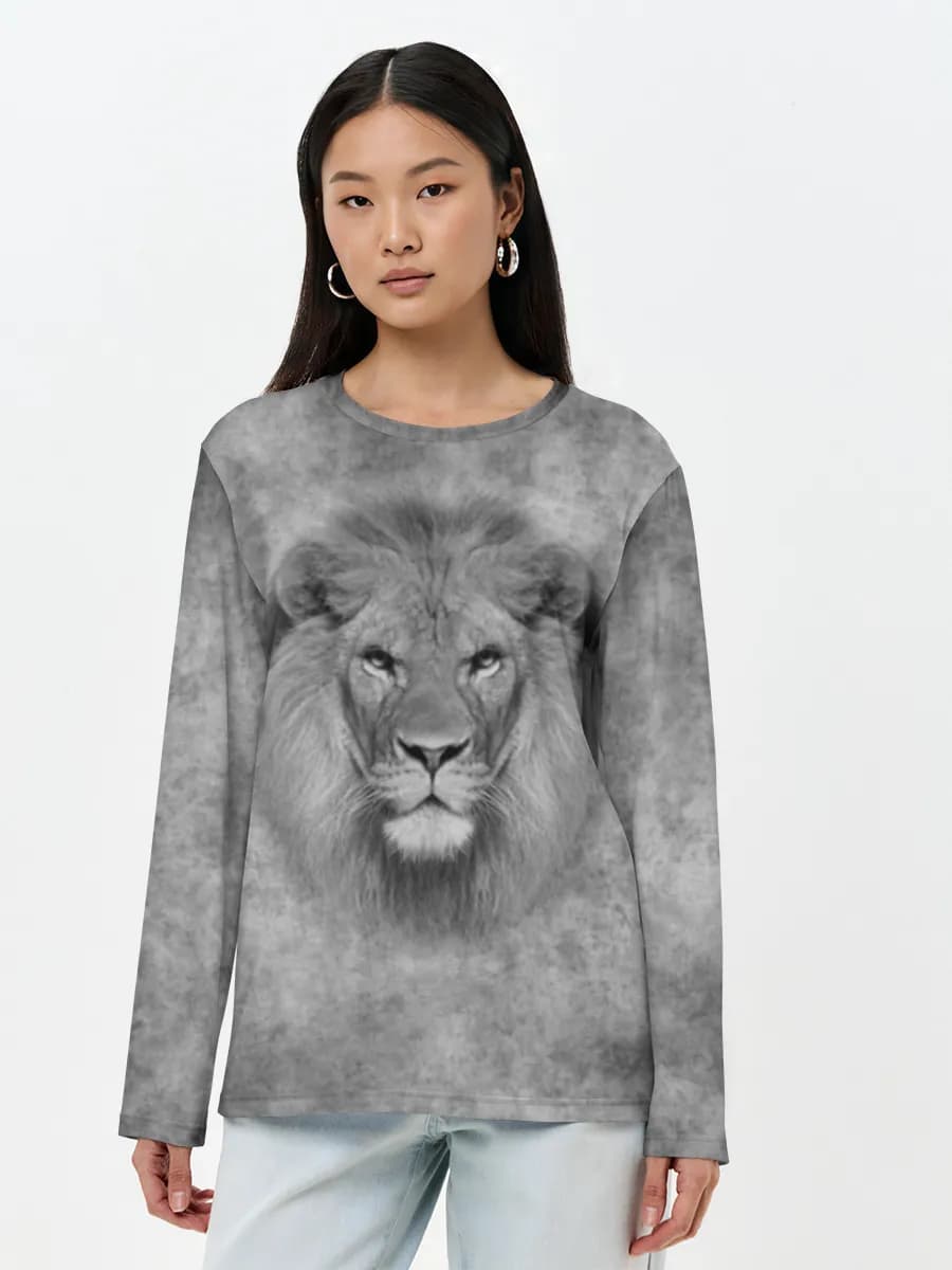Women's long sleeve shirt. Cotton