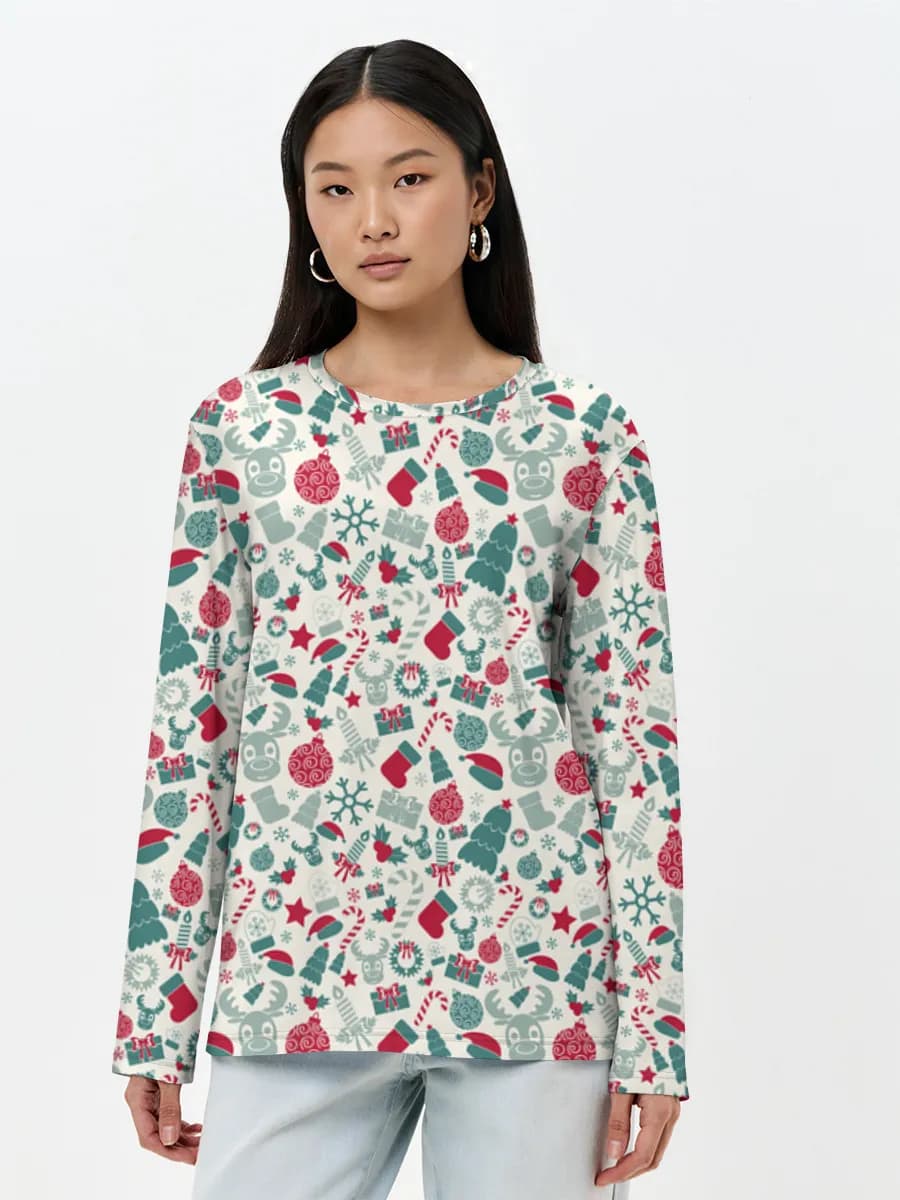 Women's long sleeve shirt. Cotton