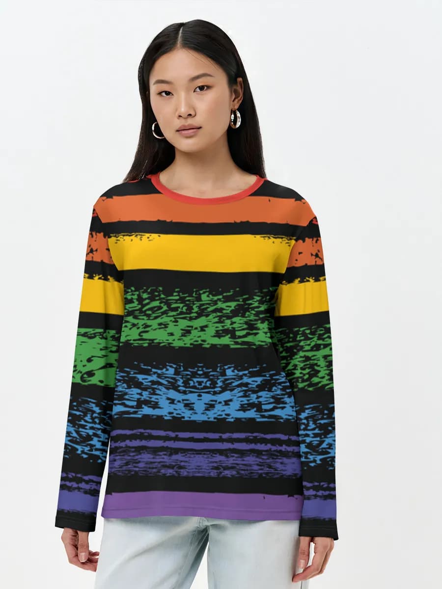 Women's long sleeve shirt. Cotton