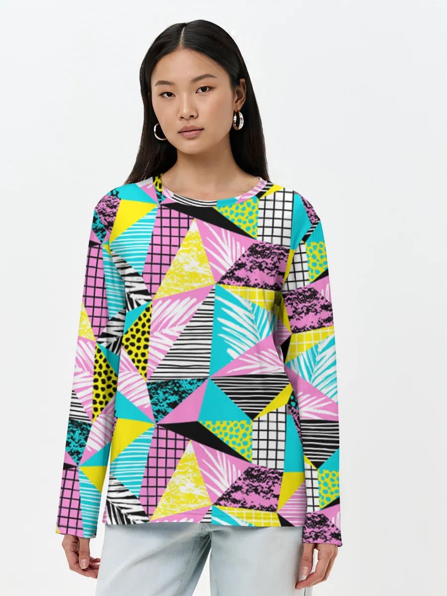 Women's long sleeve shirt. Cotton
