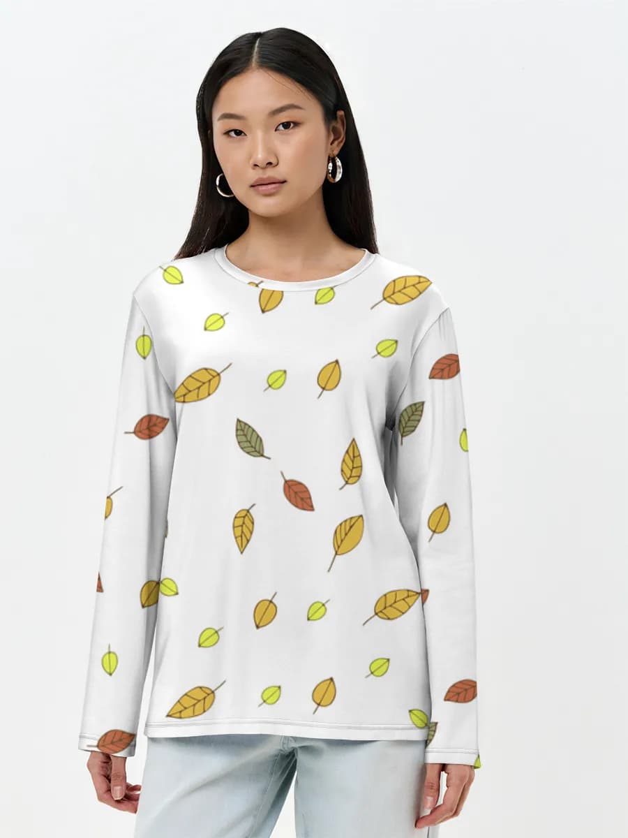 Women's long sleeve shirt. Cotton