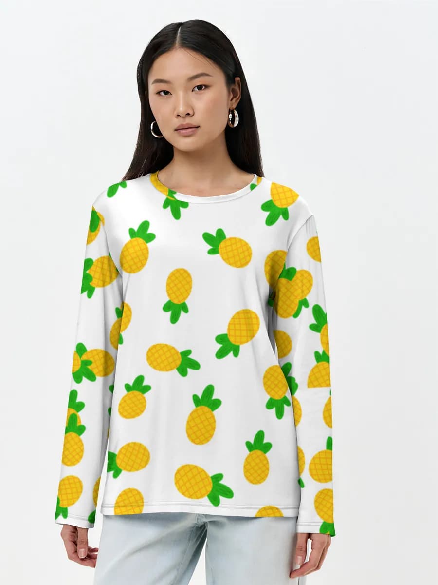 Women's long sleeve shirt. Cotton