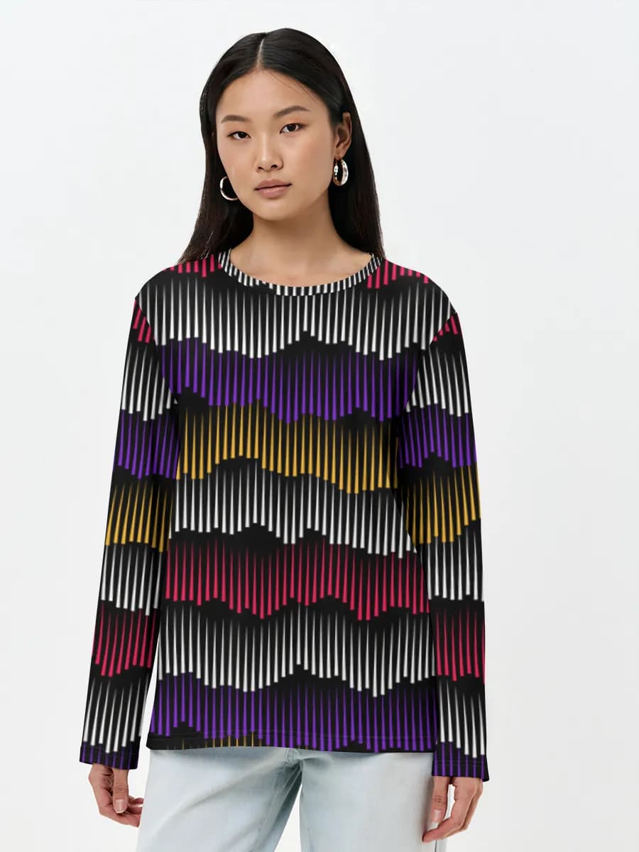 Women's long sleeve shirt. Cotton