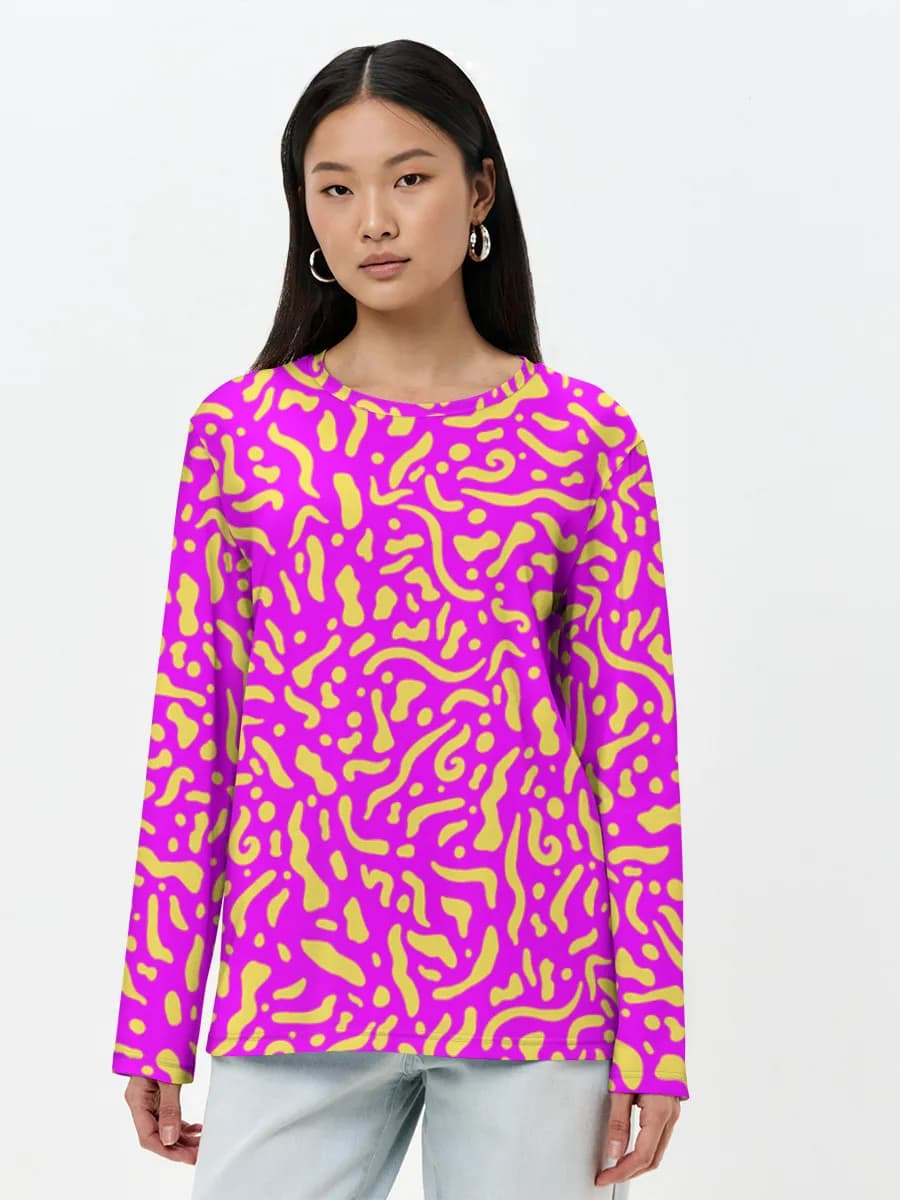 Women's long sleeve shirt. Cotton
