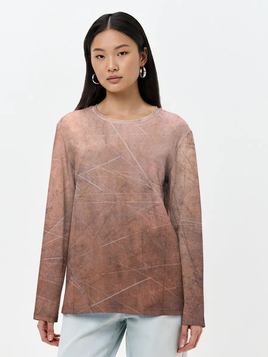 Women's long sleeve shirt. Cotton