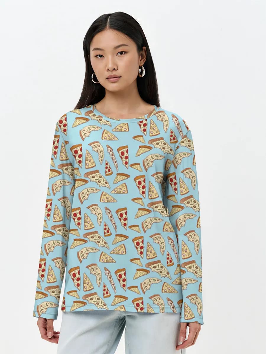 Women's long sleeve shirt. Cotton