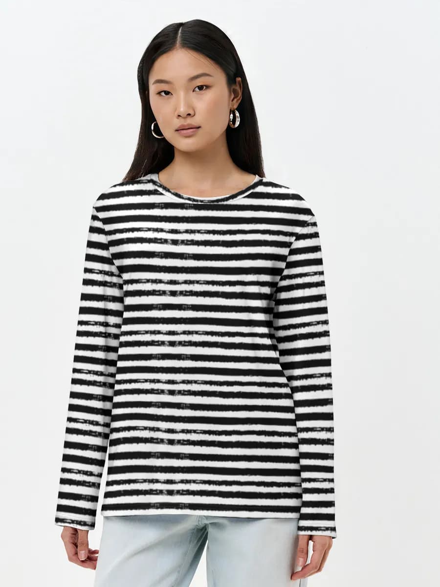 Women's long sleeve shirt. Cotton