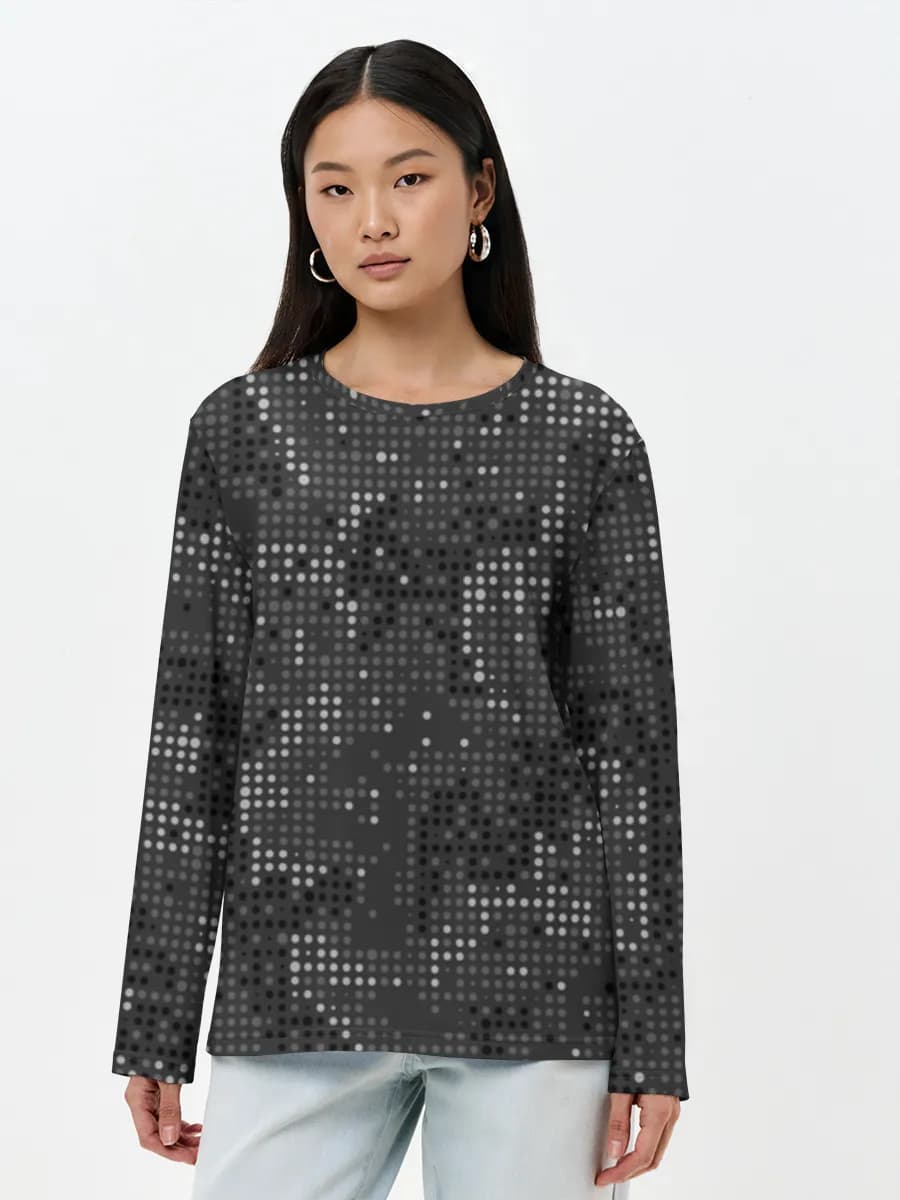 Women's long sleeve shirt. Cotton