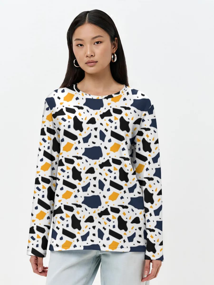 Women's long sleeve shirt. Cotton
