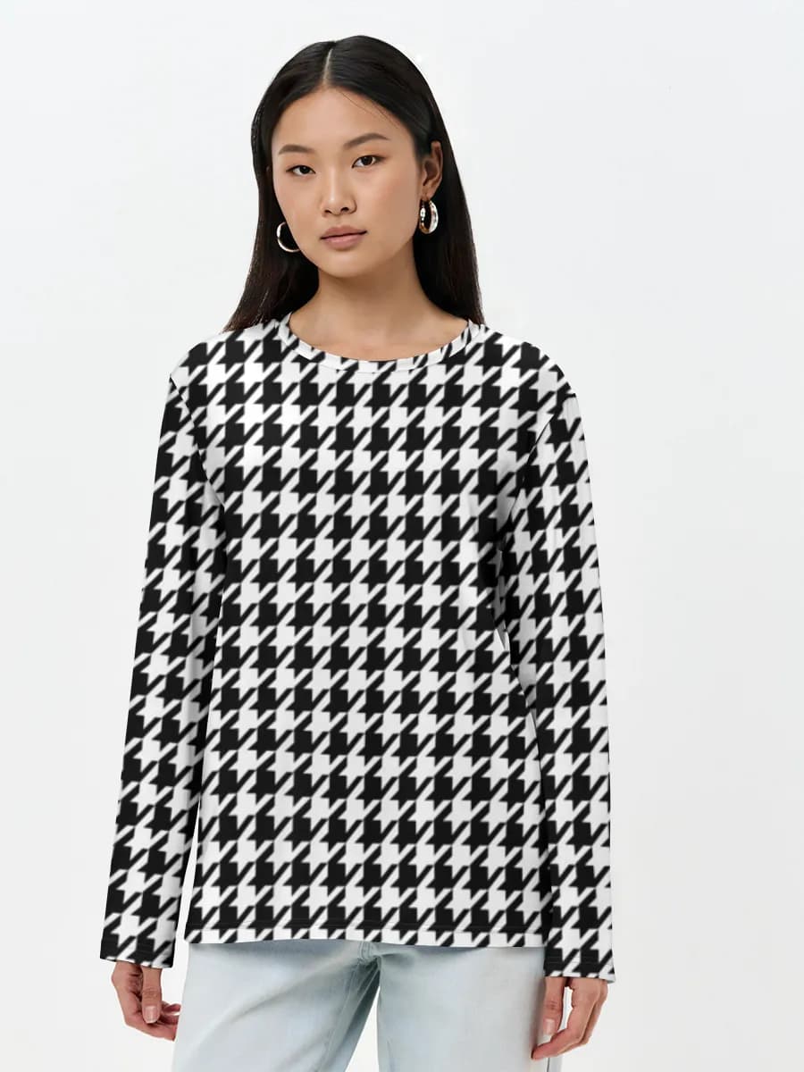 Women's long sleeve shirt. Cotton